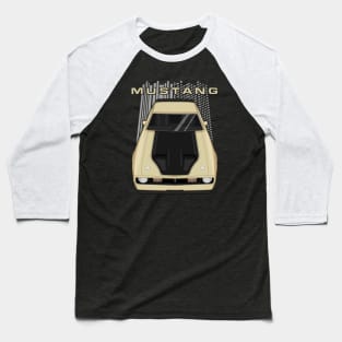 Mustang Mach 1 1971 to 1972 - Morning Gold Baseball T-Shirt